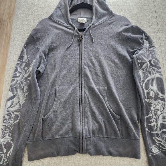 Buffalo David Bitton Grey Graphic Hoodie - Picture 4 of 5